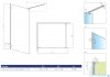 Radaway Essenza Pro Gold 155x200 kabina Walk-in złoty połysk/szkło przejrzyste 10103155-09-01